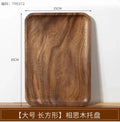 Axyaa Acacia Wood Tea Tray for Snacks and Coffee Storage