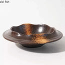 Axyaa Ceramic Tableware Set for Retro Restaurant Molecular Cuisine