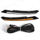 Axyaa LED DRL Eyebrow Lights for Honda Civic 2016-2020 Dynamic Signal 3 Colors