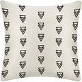 Axyaa Modern Black White Arrow Lines Pillowcase Linen Cushion Cover Home Decor