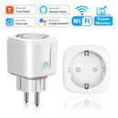 Axyaa Smart WiFi Plug with Power Monitoring, Remote Control, Alexa & Google Home Integration