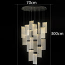 Axyaa LED Pendant Light Chandeliers for Living Room - Indoor Staircase Lighting