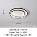 Axyaa LED Ceiling Light Modern Round Living Dining Kitchen Chandelier