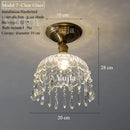 Nordic Glass/Ceramic Ceiling Light by Axyaa - Vintage E27 Fixture for Hallway