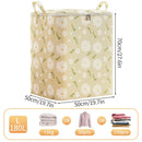 Axyaa Clothes Storage Bag: Foldable Quilt Organizer for Wardrobe - Large Capacity Clothing Storage