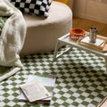 Axyaa Plaid Comfort Living Room Rug