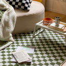 Axyaa Plaid Comfort Living Room Rug