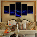 Surreal Night Sky Landscape Wall Art by Axyaa - 5 Piece Canvas Poster Painting