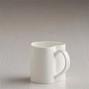 Axyaa Heart Mug Set - 2pcs 420ML White Bone  Espresso Cups