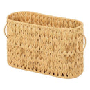 Axyaa Woven Toilet Paper Storage Basket with Handles | Large Capacity Bathroom Organizer