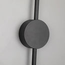 Axyaa Modern Black LED Wall Lamp for Bedroom & Living Room Lighting