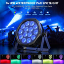 Axyaa 14LEDs RGBW Par Lights for Stage Effect at Party, Concert, Wedding