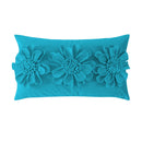 Axyaa Floral Velvet Cushion Cover - Girl's Heart Style Plush Pillowcase - Home Decor