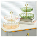 Axyaa Multi-Layer Snack Tray Set for Family Tea Table and Living Room