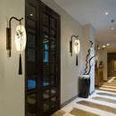 Axyaa Retro Chinese Wall Lamp for Living Room, Bedroom, Hallway, Study, Hotel, Corridor