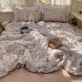 Axyaa Cloud Kapok Knit Cotton Summer Quilt Set