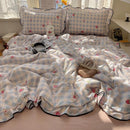 Axyaa Cloud Kapok Knit Cotton Summer Quilt Set