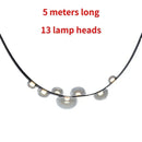 Axyaa Leather Belt Ceiling Chandelier - Modern LED Design - Home Decor Fixture
