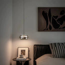 Axyaa Minimalist Glass Mini Pendant Light: Italian Modern Style for Dining and Living Room