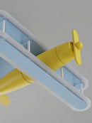 Axyaa Kids Airplane Wood Ceiling Lamp