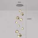 Axyaa LED Staircase Chandeliers for Living Room, Modern Indoor Hanging Pendant Light