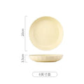 Axyaa Cream Love Plates Set of 4 - Ceramic Tableware for Dessert & Breakfast