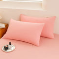 Axyaa Solid Color Washed Cotton Pillowcase Set • Single • 48x74cm