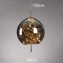 Axyaa Nordic Glass Pendant Light: Modern, Luxury, Small-Sized Design