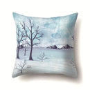 Axyaa Christmas Deer Snowflake Pillow Case