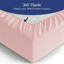 Axyaa Luxury 800TC Egyptian Cotton Bed Sheet Set, Ultra Soft Solid 3-Piece Kit