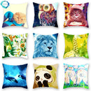 Axyaa Animal Print Decorative Pillowcase 45x45cm