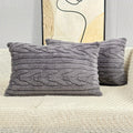 Axyaa Plush Cream White Throw Pillow Cover for Cozy Home Decor