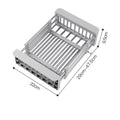 Axyaa Stainless Steel Sink Drain Rack | Multifunctional Kitchen Storage Basket