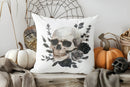Axyaa Day of the Dead Skull Floral Hat Pillow Cover