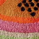 Axyaa Passion Fruit Bathroom Rug - Non-Slip Absorbent Cartoon Area Rug