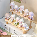 Axyaa Wooden Display Shelf for PopMart Figures - 2/3 Layers Blind Box Storage