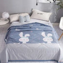Axyaa Summer Cotton Quilt: Soft, Breathable, Thin Comforter for Office Nap and Bedspread.