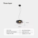 Axyaa Nordic Glass LED Pendant Lights Industrial Chandelier for Home Decor