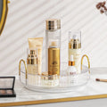 Axyaa Rotating Makeup Organizer Shelf - 360 Spinning Cosmetic Storage Vanity Holder