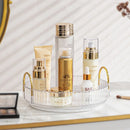Axyaa Rotating Makeup Organizer Shelf - 360 Spinning Cosmetic Storage Vanity Holder