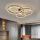 Axyaa Acrylic Circle LED Ceiling Lamp – Modern Minimalist Bedroom Lighting Fixtures