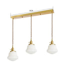 Axyaa Glass LED Pendant Light: Indoor Hanging Lamp Suspension Fixtures