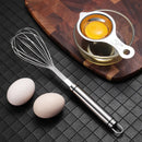 Axyaa Stainless Steel Egg White Separator Yolk Filter Spoon Divider Funnel