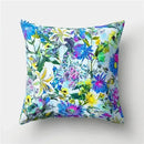 Axyaa Flower Bird Print Decorative Chair Cushion Pillowcase