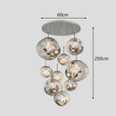 Axyaa Stair Chandelier Pendant Light Ceiling Lamp LED Chandeliers for Living Room