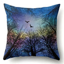 Axyaa Galaxy Print Pillowcase - Decorative Polyester Cushion Cover for Home Sofa