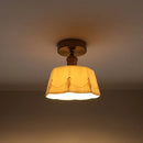 Axyaa Ceramic Copper LED Ceiling Lights for Home Balcony Kitchen Corridor Lighting