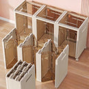 Axyaa Kids Toy Storage Box: Transparent Large Organizer for Dolls, Blocks, and Toys