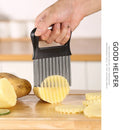 Axyaa Stainless Steel Potato Cutter for Wave French Fries & Vegetables