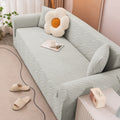 Axyaa Jacquard Fleece Stretch Sofa Cover for All Seasons - Anti-cat Scratch Sofa Cushion